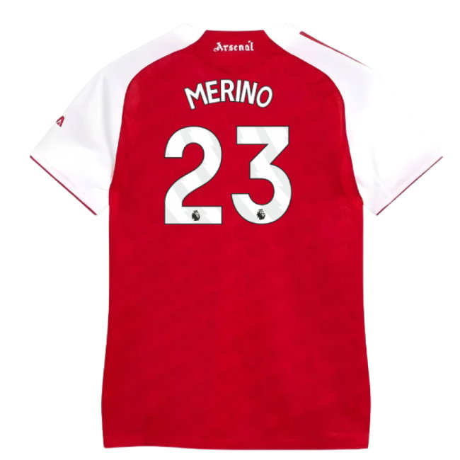 2025-2026 Arsenal Authentic Home Shirt (Womens) (Merino 23)-SoccerKits Hub | Buy Soccer Jerseys Online